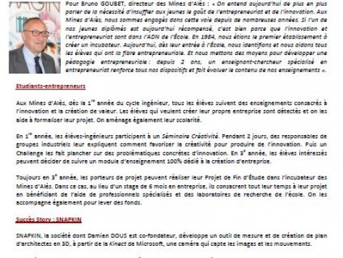 CONCOURS D'INNOVATION
